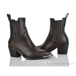 Фотография Ботинки женские стильные Весна/осень T223-3E (6 пар р.36-40) "Lino Marano" недорого оптом от прямого поставщика