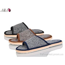 Фотография Тапки мужские домашние Весна/осень Капці mix (12 пар р.41-46) "Aba" недорого оптом от прямого поставщика