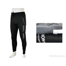 Спортивні штани чоловічі Зима 4283-1006 mix (12 шт. р.сіткаL-3XL) "Pryama Vigoda" недорого оптом від прямого постачальника