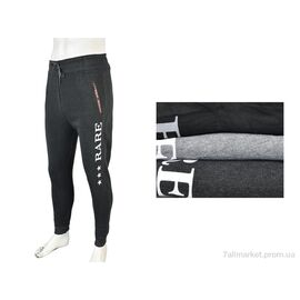 Спортивні штани чоловічі Зима 4283-1004 mix (12 шт. р.сіткаL-3XL) "Pryama Vigoda" недорого оптом від прямого постачальника