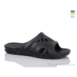 Фотография Шлепки мужские пляжные Лето Футбол чорний (8 пар р.40-45) "Lot Shoes" недорого оптом от прямого поставщика