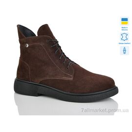 Фотография Ботинки женские стильные зима 25 корич.з. зима (6 пар р.37-41) "Sali" недорого оптом от прямого поставщика