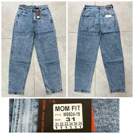 Фотография Джинсы женские M0524-15 blue р.31-38 "Relucky" недорого оптом от прямого поставщика