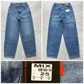 Фотография Джинсы женские MB100-1 blue р.25-27 "Relucky" недорого оптом от прямого поставщика