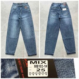 Фотография Джинсы женские MB102-1 blue р.25-30 "Relucky" недорого оптом от прямого поставщика