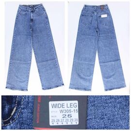 Фотография Джинсы женские W305-15 blue р.25-30 "Relucky" недорого оптом от прямого поставщика