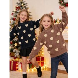 Фотография Свитер детский на девочку 331 black р.110-150 "Fili kids" недорого оптом от прямого поставщика