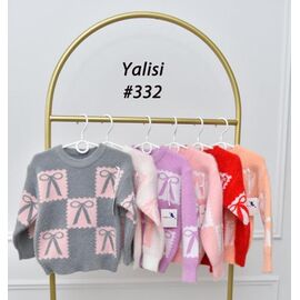 Фотография Свитер детский на девочку 332 pink р.110-150 "Fili kids" недорого оптом от прямого поставщика