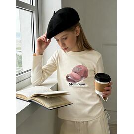 Фотография Свитер детский на девочку 5816 beige р.120-160 "Fili kids" недорого оптом от прямого поставщика