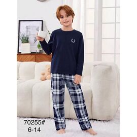 Дитяча піжама на хлопчика 70225 navy р.6-14 "Fili kids" недорого оптом від прямого постачальника