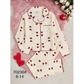 Дитяча піжама на дівчинку 70236 l.beige р.6-14 "Fili kids" недорого оптом від прямого постачальника