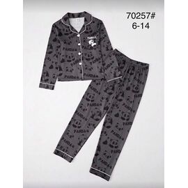 Дитяча піжама на дівчинку 70257 d.grey р.6-14 "Fili kids" недорого оптом від прямого постачальника