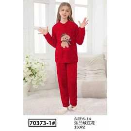Піжама дитяча тепла на дівчинку 70373-1 red р.6-14 "Fili kids" недорого оптом від прямого постачальника