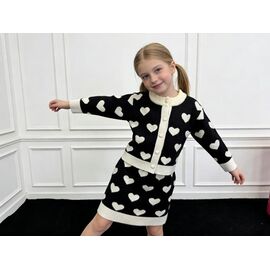 Костюм дитячий на дівчинку 821 black р.110-150 "Fili kids" недорого оптом від прямого постачальника