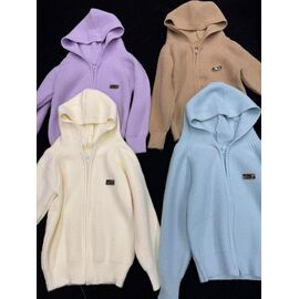 Фотография Кофта детская тёплая на девочку 833 lilac р.110-150 "Fili kids" недорого оптом от прямого поставщика