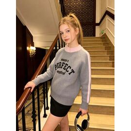 Фотография Свитер детский на девочку 836 grey р.110-150 "Fili kids" недорого оптом от прямого поставщика