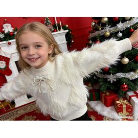 Светер Дитячий на дівчинку 862 milk р.90-130 "Fili kids" недорого оптом від прямого постачальника