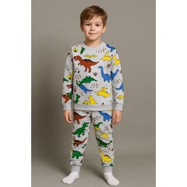 Піжама дитяча тепла на хлопчика FK1533 grey р.9-12 "Fili kids" недорого оптом від прямого постачальника