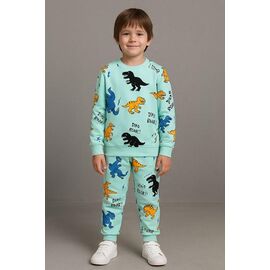 Піжама дитяча тепла на хлопчика FK1534 mint р.9-12 "Fili kids" недорого оптом від прямого постачальника