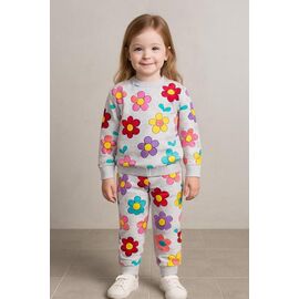 Піжама дитяча тепла на дівчинку FK1541 grey р.128-146 "Fili kids" недорого оптом від прямого постачальника