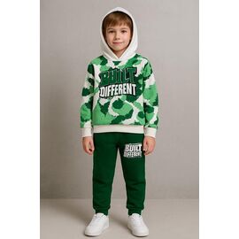 Костюм дитячий спортивний теплий на хлопчика FK1546 green р.5-14 "Fili kids" недорого оптом від прямого постачальника