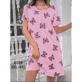 Фотография Туника женская 605 pink р.2XL-4XL "Fili Wear" недорого оптом от прямого поставщика