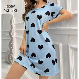 Фотография Туника женская 609 l.blue р.2XL-4XL "Fili Wear" недорого оптом от прямого поставщика