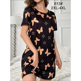 Фотография Туника женская 613 black р.2XL-4XL "Fili Wear" недорого оптом от прямого поставщика