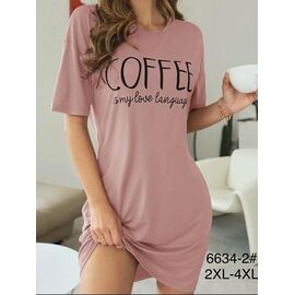 Туніка жіноча 6634-2 beige р.2XL-4XL "Fili Wear" недорого оптом від прямого постачальника