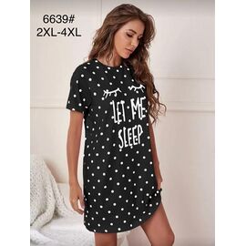 Туніка жіноча 6639-3 black р.2XL-4XL "Fili Wear" недорого оптом від прямого постачальника