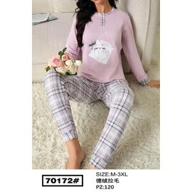 Костюм жіночий теплий 70172 pink р.50-58 "Fili Wear" недорого оптом від прямого постачальника