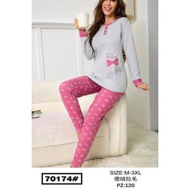 Костюм жіночий теплий 70174 pink р.50-58 "Fili Wear" недорого оптом від прямого постачальника