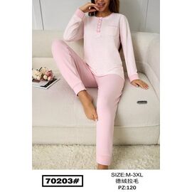Костюм жіночий теплий 70203 pink р.50-58 "Fili Wear" недорого оптом від прямого постачальника