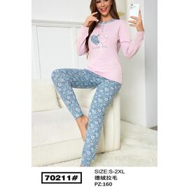 Костюм жіночий теплий 70211 pink р.50-58 "Fili Wear" недорого оптом від прямого постачальника