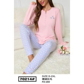 Костюм жіночий теплий 70214 pink р.50-58 "Fili Wear" недорого оптом від прямого постачальника