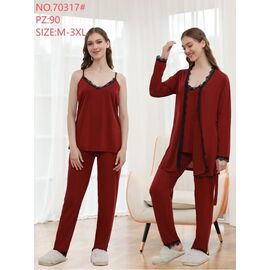 Комплект жіночий 70317 wine р.50-58 "Fili Wear" недорого оптом від прямого постачальника