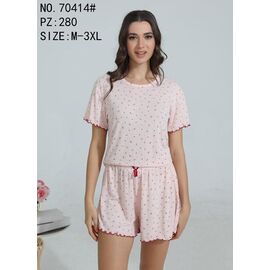 Фотография Пижама лёгкая женская 70414 beige р.54-62 "Fili Wear" недорого оптом от прямого поставщика