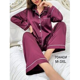 Фотография Пижама женская 70440 wine р.M-3XL "Fili Wear" недорого оптом от прямого поставщика