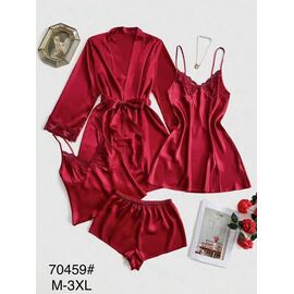 Комплект жіночий 70459 wine р.48-56 "Fili Wear" недорого оптом від прямого постачальника