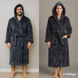 Халат жіночий теплий FW1572 d.grey р.52-56 "Fili Wear" недорого оптом від прямого постачальника