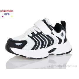 Фотография Кроссовки детские модные Весна/осень T158-5 (8 пар р.21-26) "GFB-Канарейка" недорого оптом от прямого поставщика