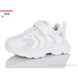 Фотография Кроссовки детские модные Весна/осень T158-7 (8 пар р.21-26) "GFB-Канарейка" недорого оптом от прямого поставщика