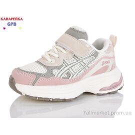 Фотография Кроссовки детские модные Весна/осень T168-7 (8 пар р.22-27) "GFB-Канарейка" недорого оптом от прямого поставщика