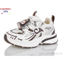 Фотография Кроссовки детские модные Весна/осень S272-4 (8 пар р.27-32) "GFB-Канарейка" недорого оптом от прямого поставщика