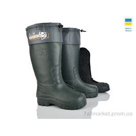 Фотография Сапоги из пены мужские зима M0601 зелений (4 пар р.42-46) "Golden Lion" недорого оптом от прямого поставщика
