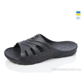 Шльопанці чоловічі пляжні Літо Сітроен чорний (8 пар р.40-45) "SANLIN 2" недорого оптом від прямого постачальника