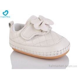 Фотография Пинетки Весна/осень 22-1 (10.5-12.5 см) білий (6 пар р.13-17) "Comfort-baby" недорого оптом от прямого поставщика