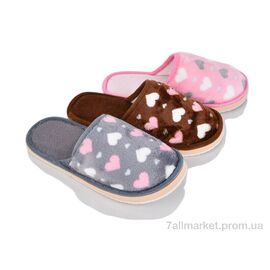 Фотография Тапки женские для дома Весна/осень 11004 mix (12 пар р.36-41) "Alex" недорого оптом от прямого поставщика