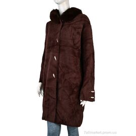 Пальто жіноче Весна/осінь 30075 brown (1 шт. р.сітка48-50) "Edel" недорого оптом від прямого постачальника