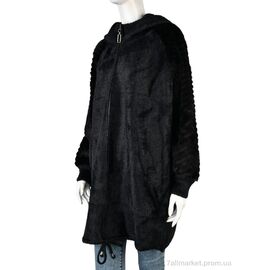 Пальто жіноче Весна/осінь N28 black (1 шт. р.сітка46-52) "Edel" недорого оптом від прямого постачальника